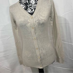 Gold Drama beige cardigan​​